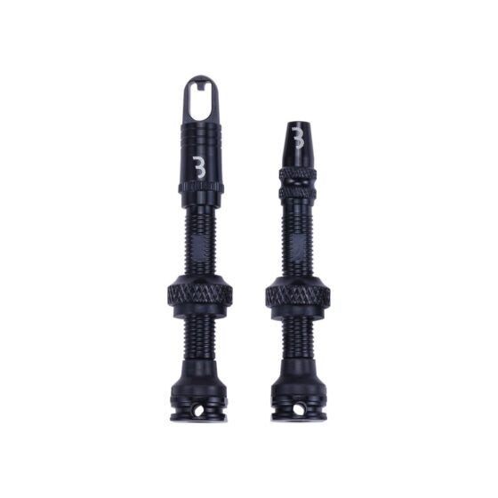 BBB BTI-160 Tubeless Ventiel Al Valve Vervangbare Kern 2 Pcs mm Zwart