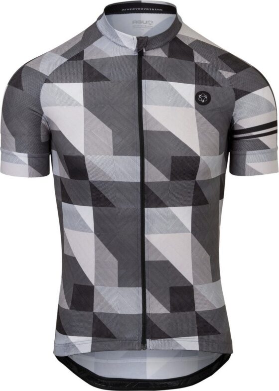 Agu jersey ss triangle stripe essential men Zwart