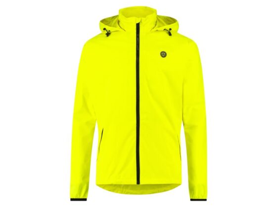 Agu go rain jacket essential neon yellow Geel