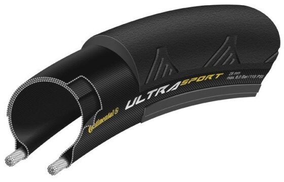 Continental bub ultra sport iii 28" 23-622 perform Zwart
