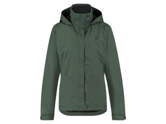Agu dames regenjas section forest green Groen