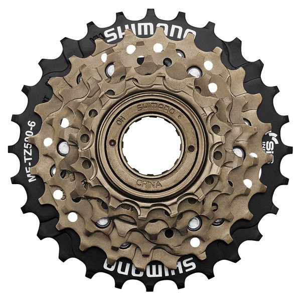Shimano Freewheel TZ500 6-Sp Zilver