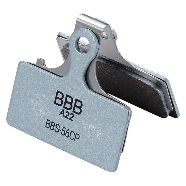 BBB BBS-56CP Remblokken DiscStop Coolfin, Organic, Pads Only Staalblauw