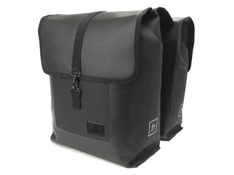 Fastrider Fr jaxx dubbele fietstas trend waterdicht Zwart