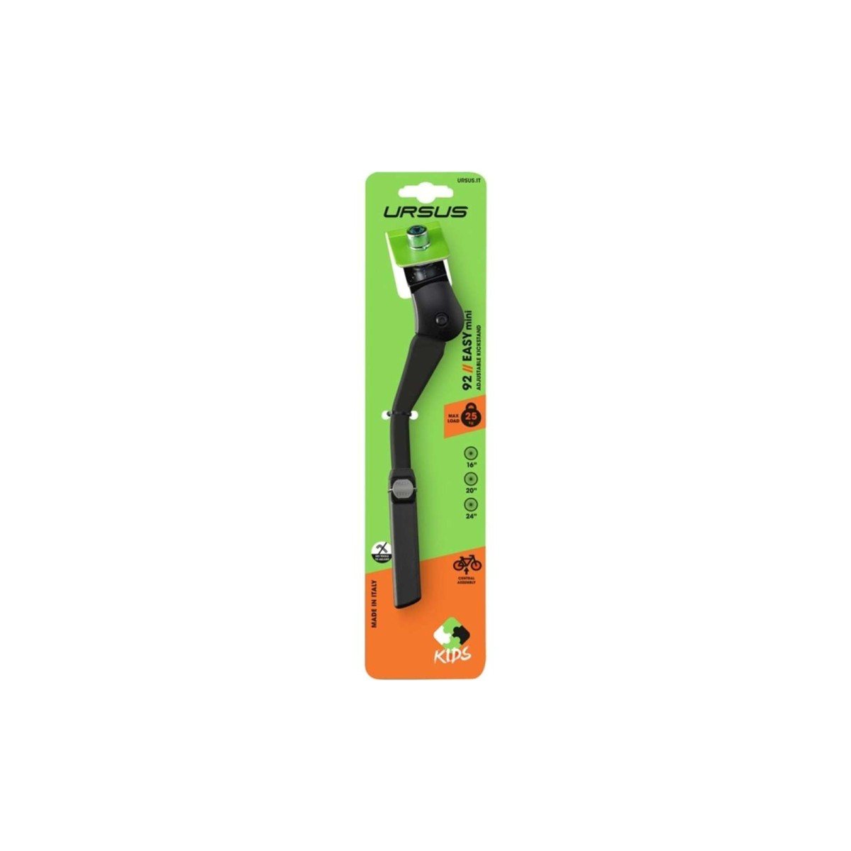 Ursus zijstandaard Easy Mini Presentatieverpakking, 16-24, hoge stabiliteit Van Zwart