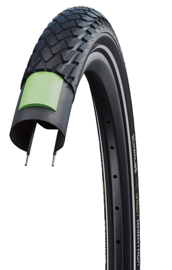 Schwalbe bub marathon perf. 26x1.75 addix e Zwart