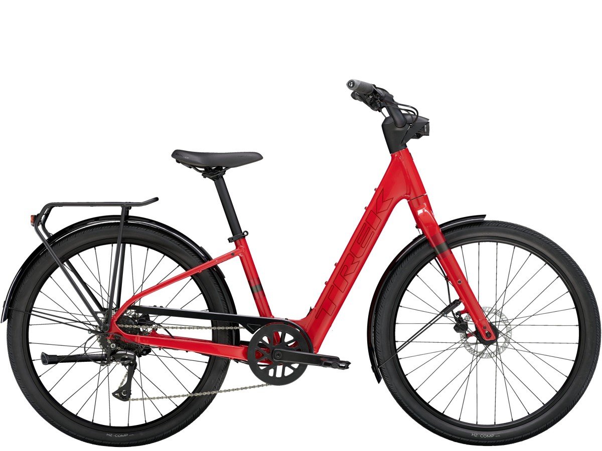 Trek Verve+ 1 LT Lowstep VIPER RED Dames 2026