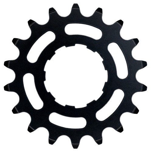 Kmc tandwiel enviolo 18t chromoly 3/32" Zwart