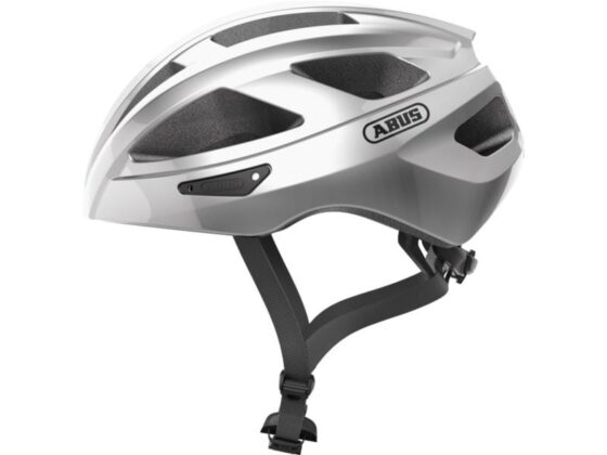 Abus helm Macator gleam silver Zilver