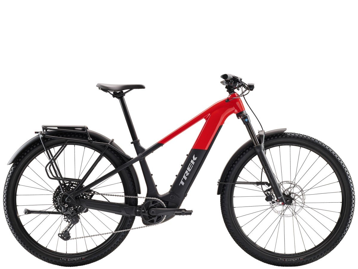 Trek Powerfly+ 4 Equipped Gen 5 GLOSS RADIOACTIVE RED/MATTE DARK STAR 2026