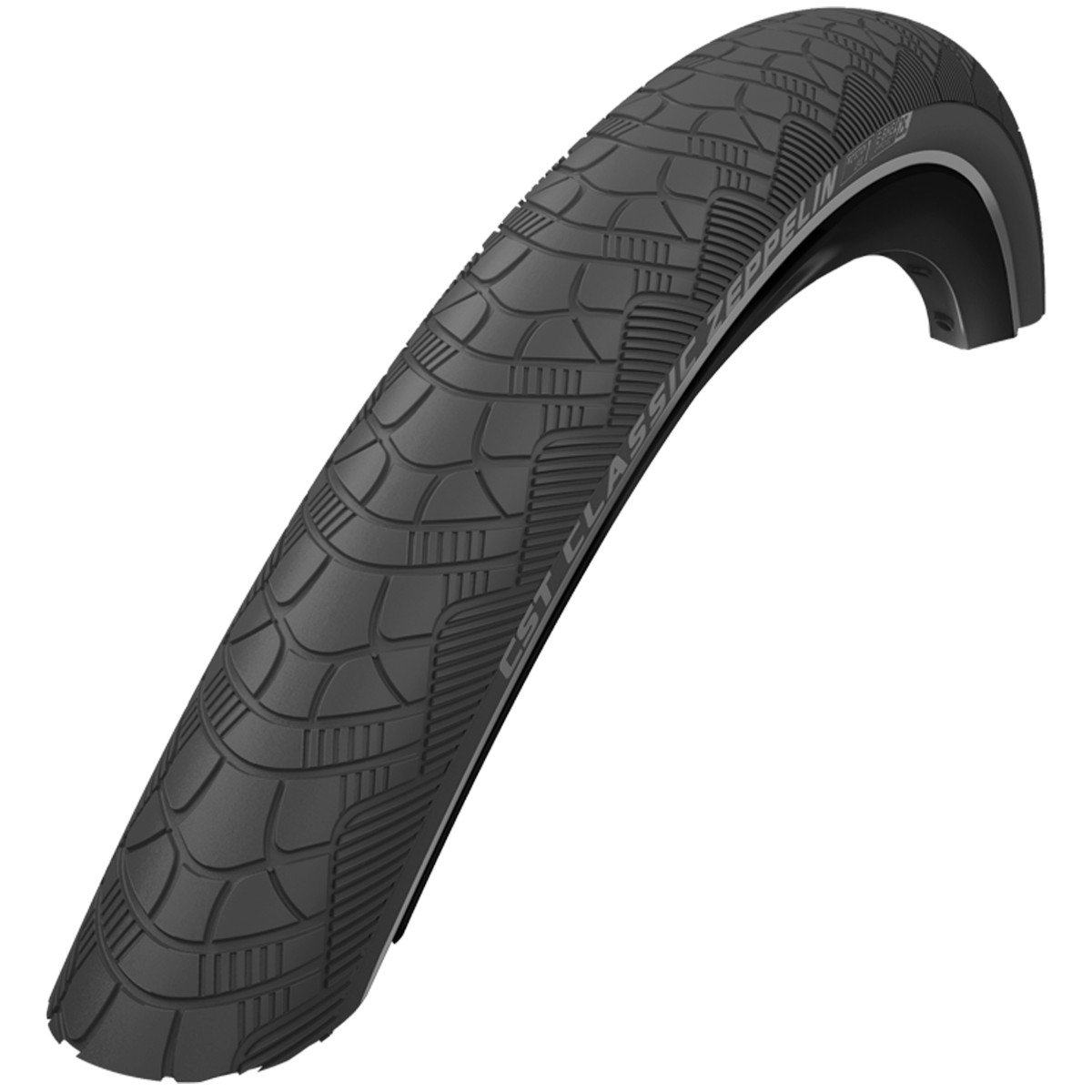 Cst bub 28x1.60 refl zeppelin Zwart