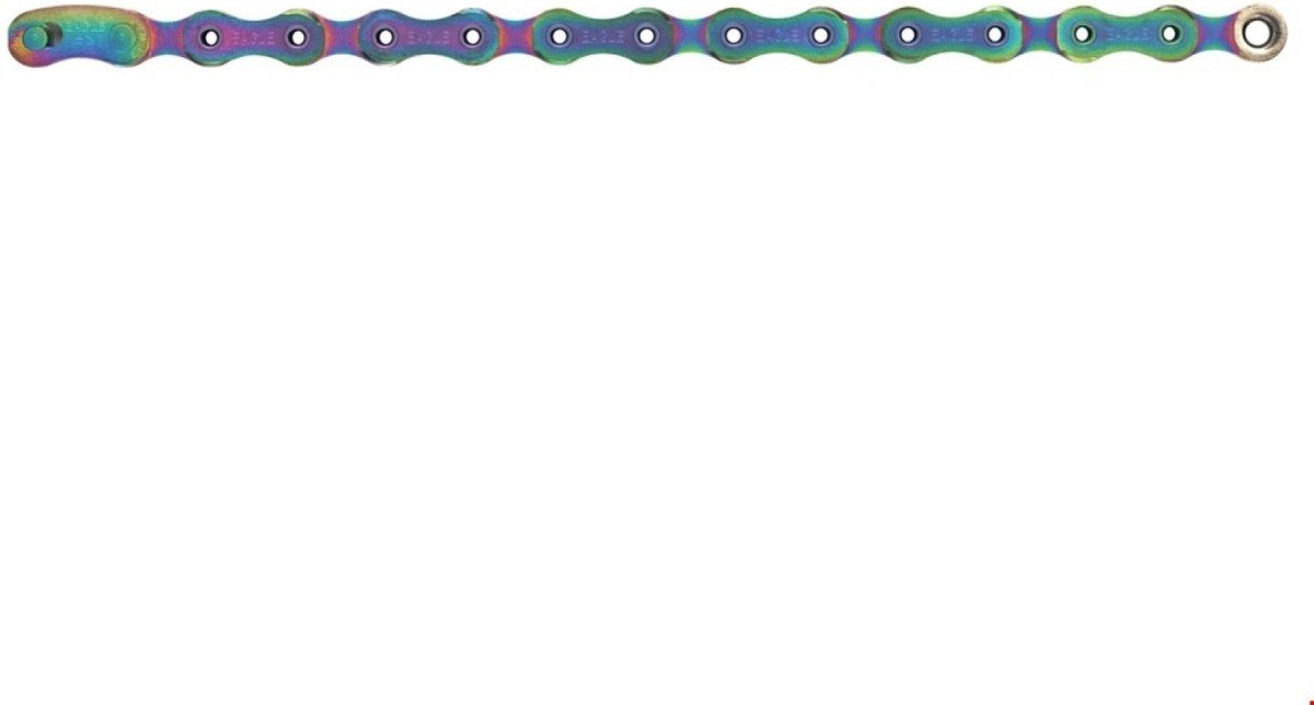 Sram pc xx1 eagle ketting 126 links 12 speed rainb Multicolor