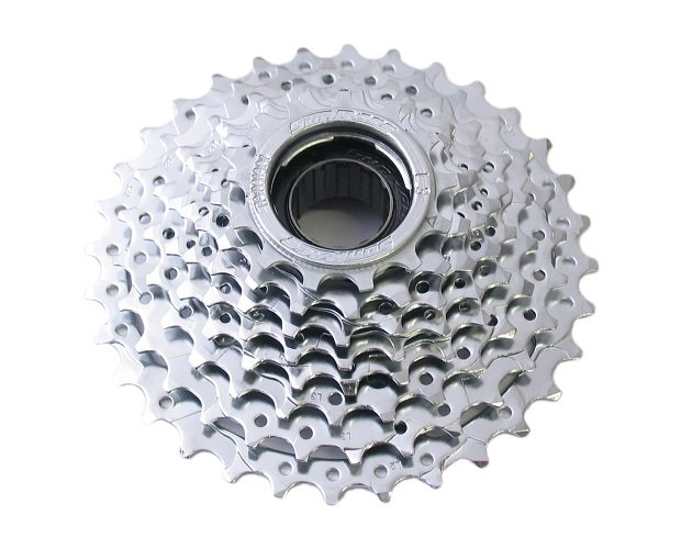 Sunrace freewheel 8 speed e-bike chrome Chroom