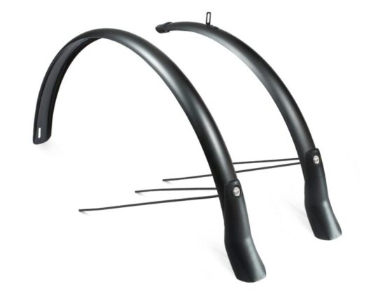 Eurofender snello spatbordset 28" 51mm mat Zwart