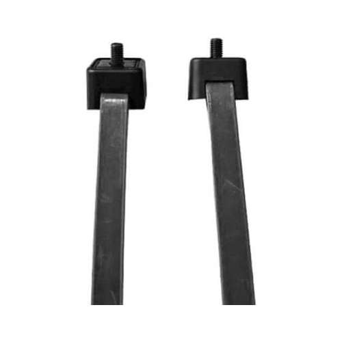 Abus bevestigingset ringslot universeel Zwart