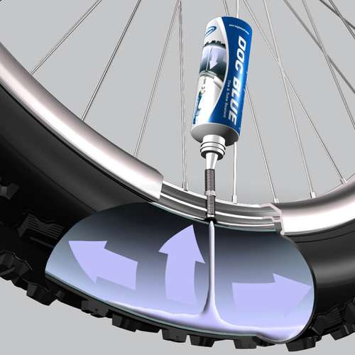 Schwalbe Vloeibaar antilek Doc Blue Professional 500ml 3711 Wit