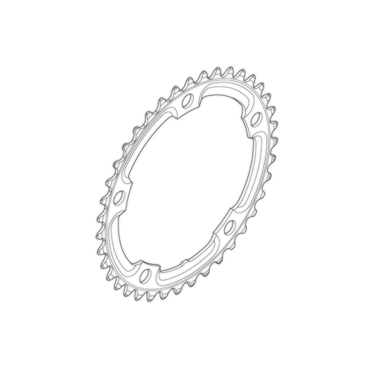 Shimano Kettingblad 39T Tiagra SILVER