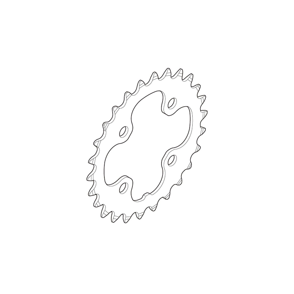 Shimano Kettingblad 24T SLX SILVER