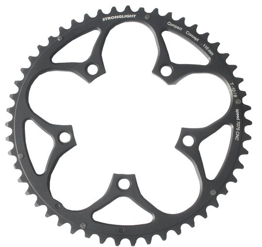 Stronglight KETT BLAD 50 SL S RACE ZICRAL 9/10V 110 ZW Zwart