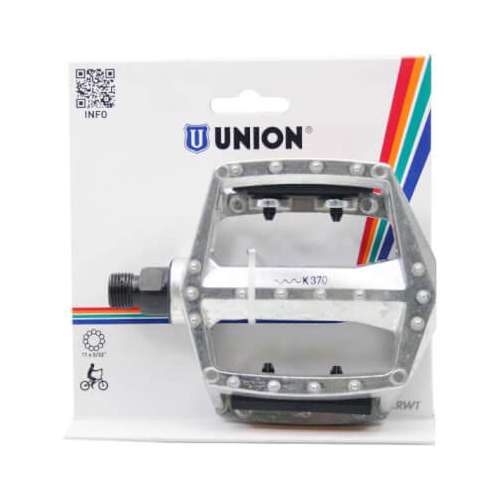Union PEDAAL SP102 ALM BMX 9/16 KRT STEL Zilver
