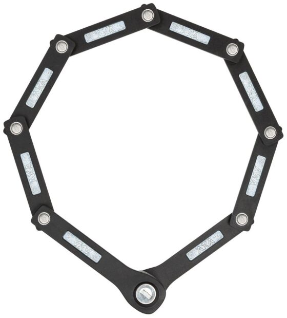 Axa vouwslot fold lite 80 incl. sh houder Zwart