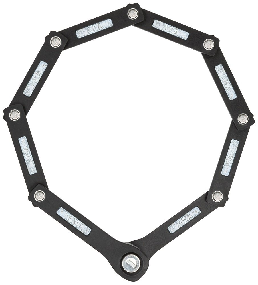 Axa vouwslot fold lite 80 incl. sh houder Zwart