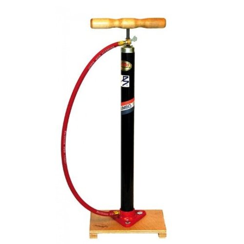 Jumbo pomp op plank met slang Zwart