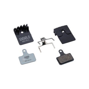 BBB BBS-561C Remblokken DiscStop Coolfin, Organic W/cooling Fins Comp. Shimano Ultregra Zwart/staalblauw