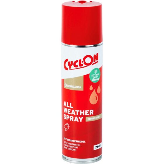Cyclon ALL WEATHER SPRAY COURSE SPRAY 250ML Red