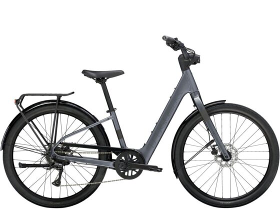 Trek Verve+ 1 LT Lowstep GALACTIC GREY Dames 2026