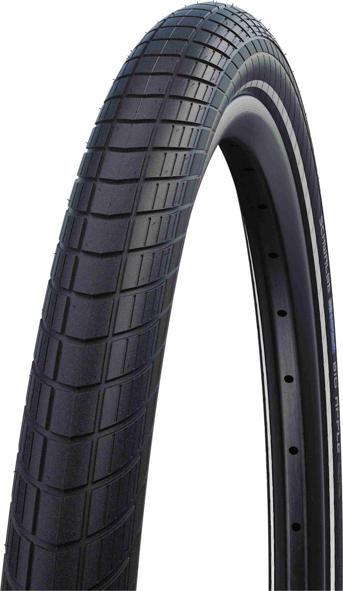 Schwalbe bub 26x2.00 refl big apple rg zwar Zwart