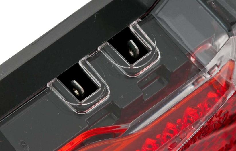 Axa led lamp achterlicht riff auto batterij Rood