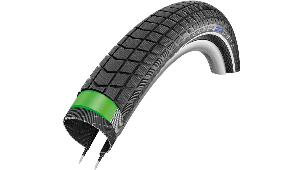 Schwalbe bub 28x2.15 big ben plus draad zwa Zwart