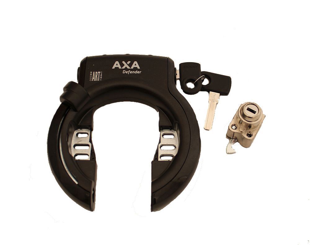 Axa ANP SLOT RING DEFENDER ART E-MOT M/ACCUSLOT ZW Zwart