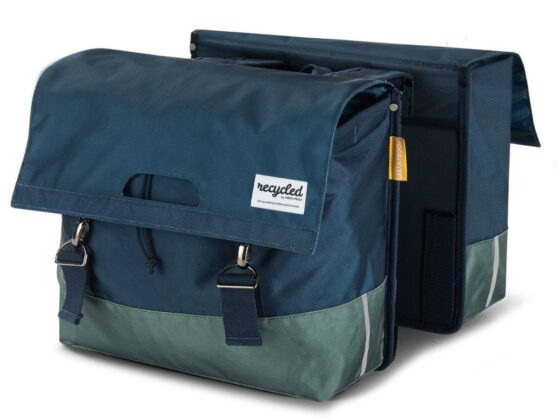 Urban Proof fietstas dubbel 40L recycled gro Blauw