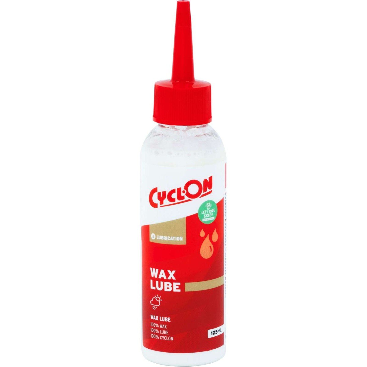 Cyclon WAX LUBE 125ML (TRANSP. FLES) Red