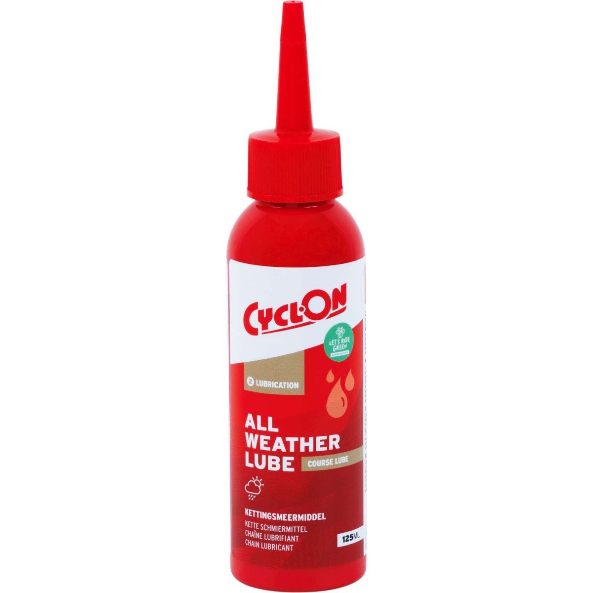 Cyclon ALL WEATHER LUBE (COURSE LUBE) 125ML Red