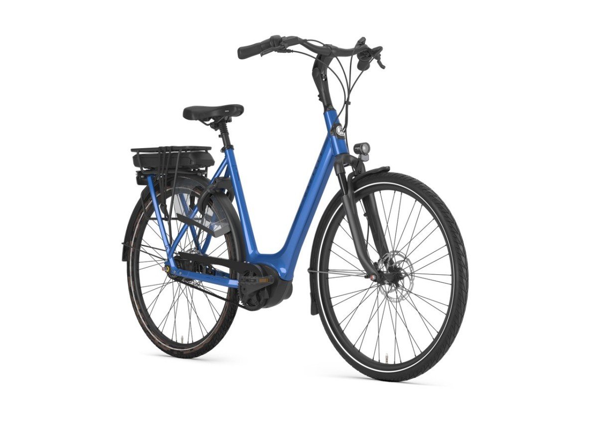 Gazelle Orange test e-bike Tropical Blue Glans Dames 2025
