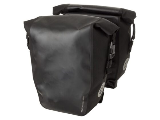 Agu clean dubbele fietstas shelter medium mi Zwart