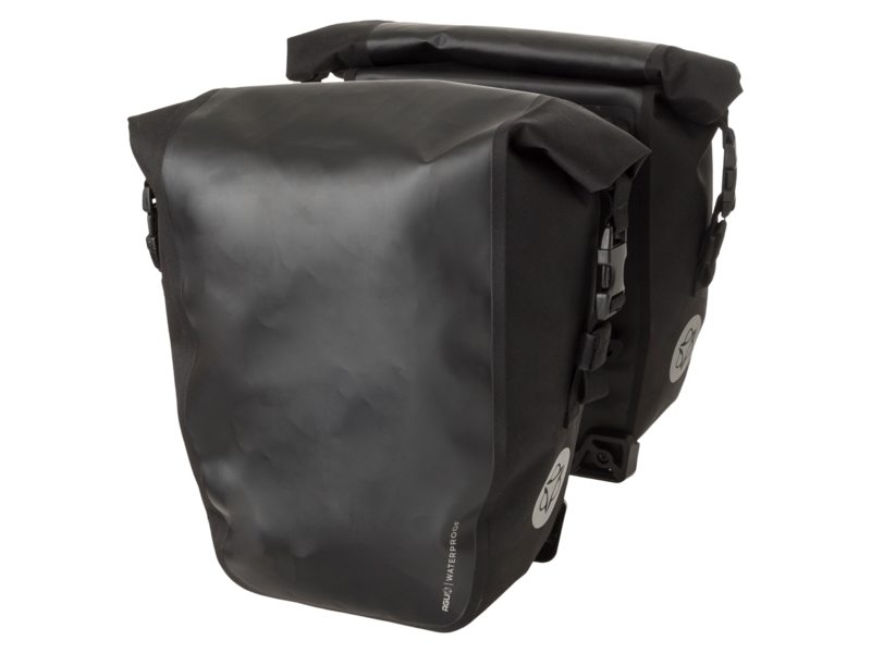 Agu clean dubbele fietstas shelter medium mi Zwart