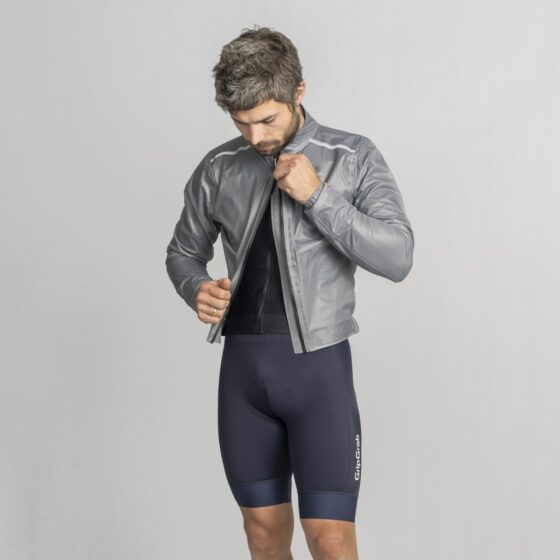 Gripgrab PACR opvouwbare regenjas Transparent