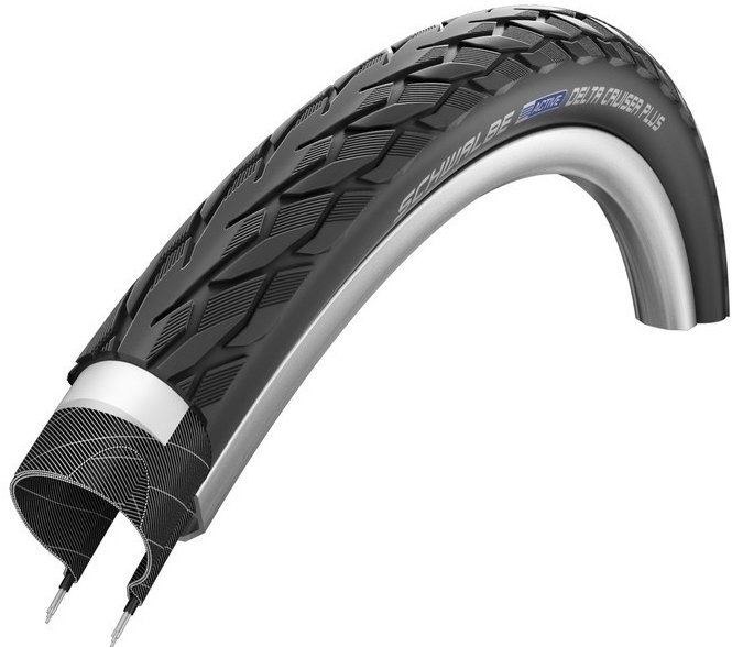 Schwalbe ##28x1 5/8x1 1/8 Delta Cruiser Plus RS 11101 Zwart