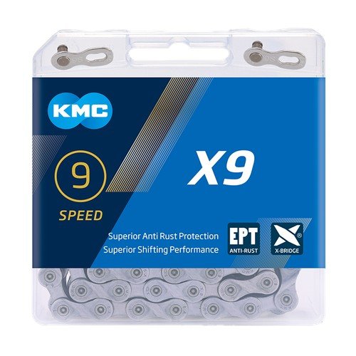 Kmc ketting 9-speed x9 ept links Zilver