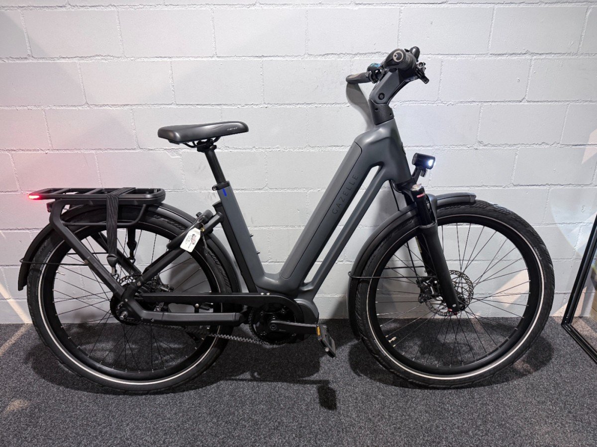 Gazelle Eclipse C380 demo Anthracite Grey Mat Dames 2025