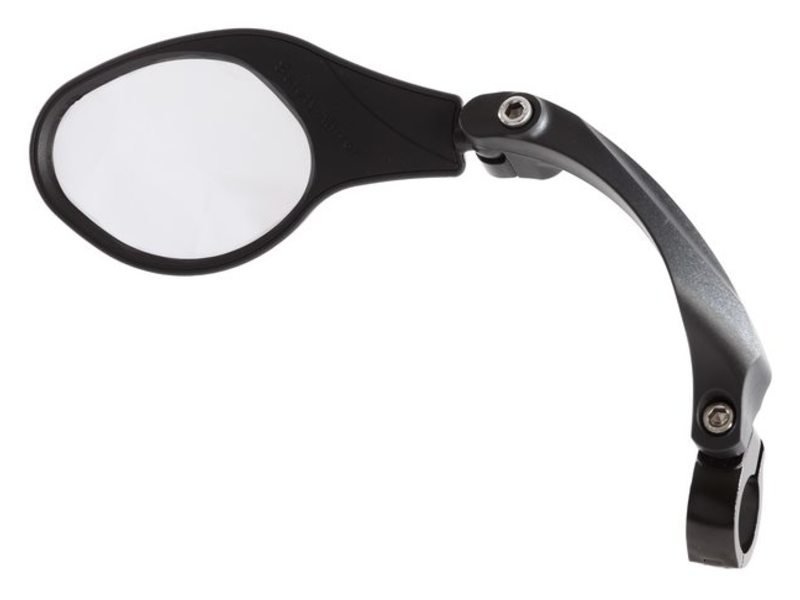 Cordo spiegel de luxe links verstelbaar 22,2mm zwa Zwart