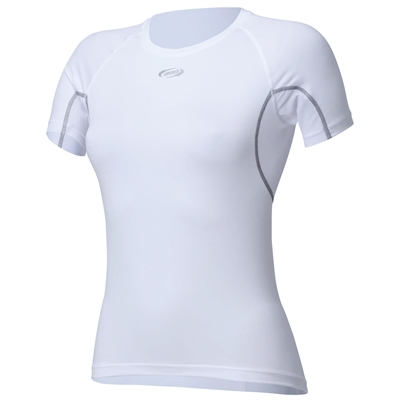 BBB BUW-05 Onderkleding BaseLayer K.m. Woman Wit
