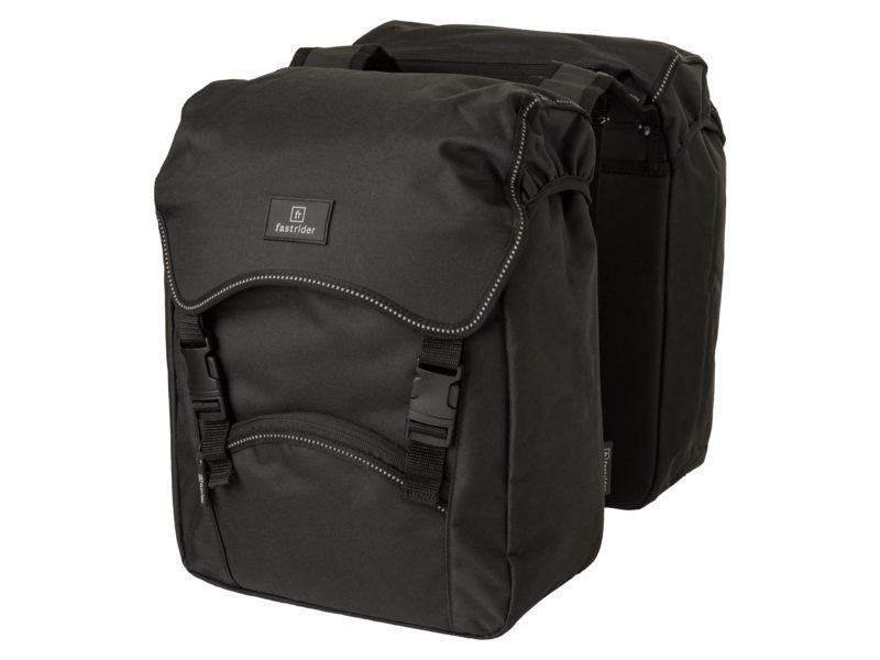 Fastrider Fr unibag traffic dubbele fietstas basics Zwart