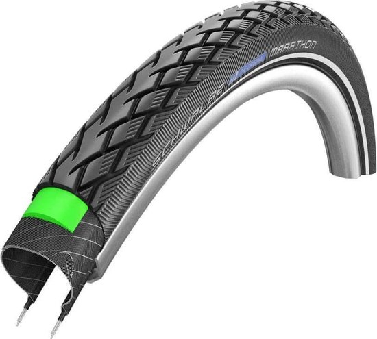 Schwalbe bub 20x1.50 refl marathon gg Zwart
