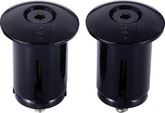BBB BHT-96 Stuurdoppen ScrewOn 2 Stuks Zwart
