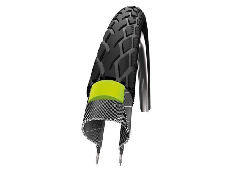Schwalbe bub 28x2.00 reflectie marathon gg Zwart